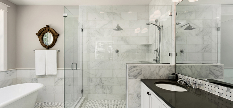 bathroom shower door installation in Olivehurst